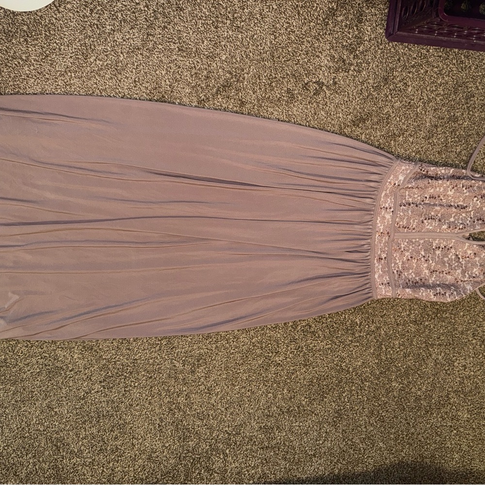 Night Way Collections Mauve Lace Gown